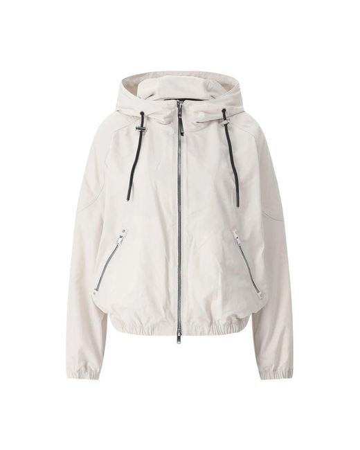 Moose Knuckles Gray Bomber Jackets