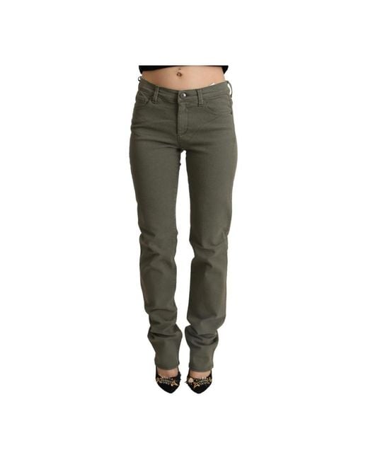 Ermanno Scervino Green Straight Fit Jeans