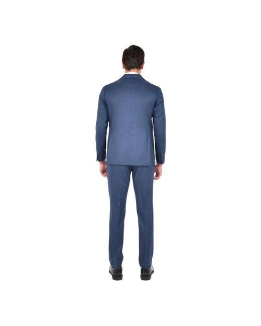 Franzese Collection Kostuums ,Blauw ,Wol Pino Daniele Suit in het Blue voor heren