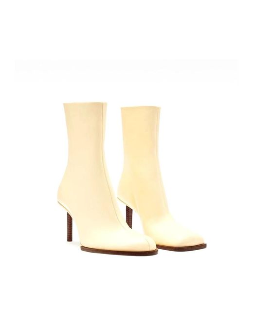 Jacquemus Natural Heeled Boots