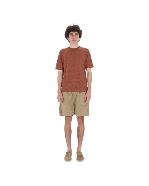 Roberto Collina Brown T-Shirts for men