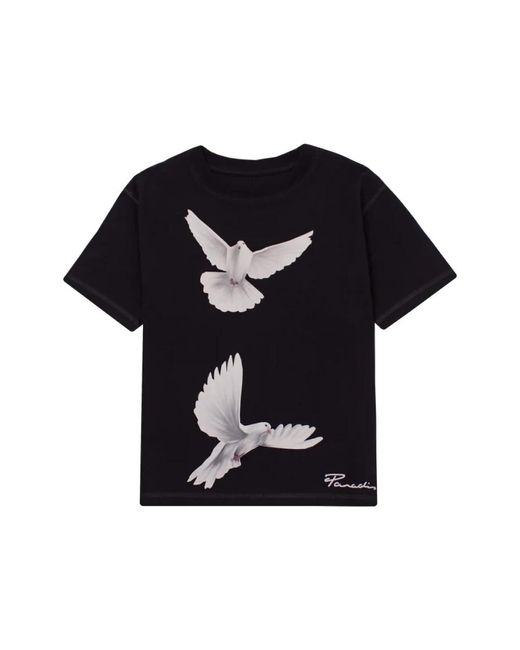 Libertà colombe t-shirt di 3.PARADIS in Black da Uomo
