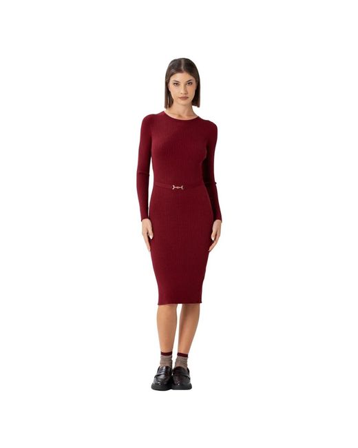Kocca Red Knitted Dresses