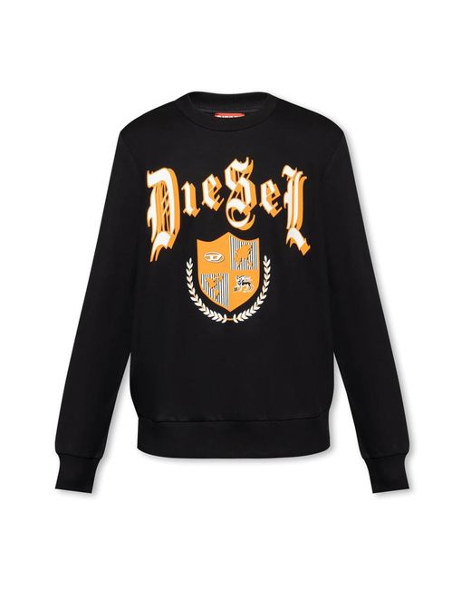 DIESEL Black Sweatshirts for men