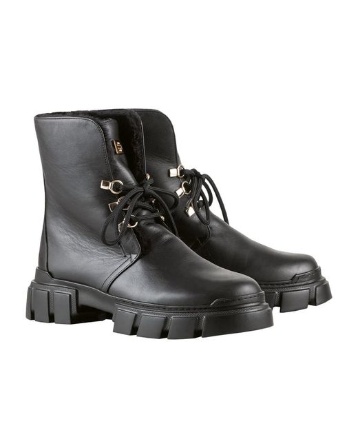 Högl Black Lace-Up Boots