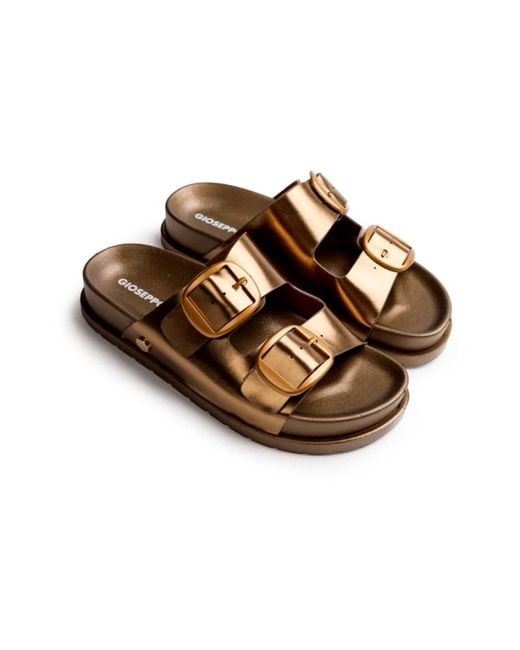 Gioseppo Brown Sliders