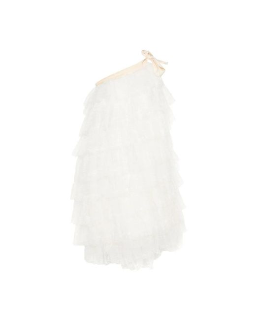 Uma Wang Kleedjes ,Wit ,Midi Rokken in het White