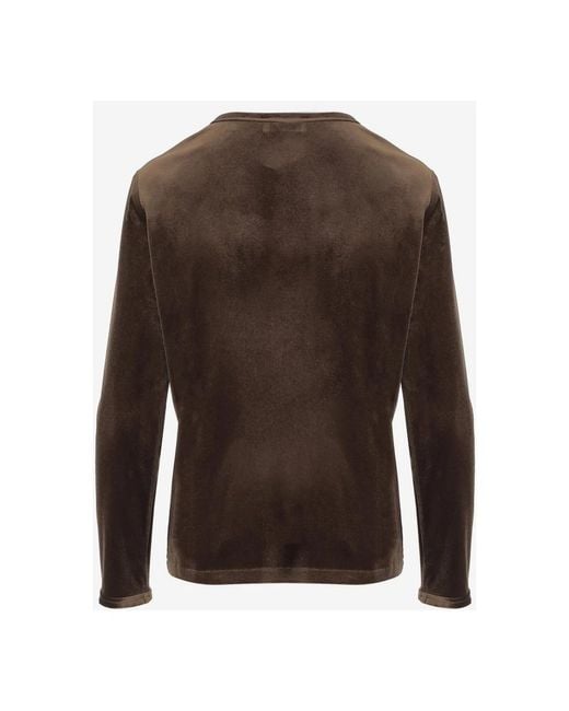 F.it Brown Long Sleeve T-Shirts