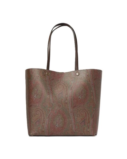 Etro Brown Tote Bags