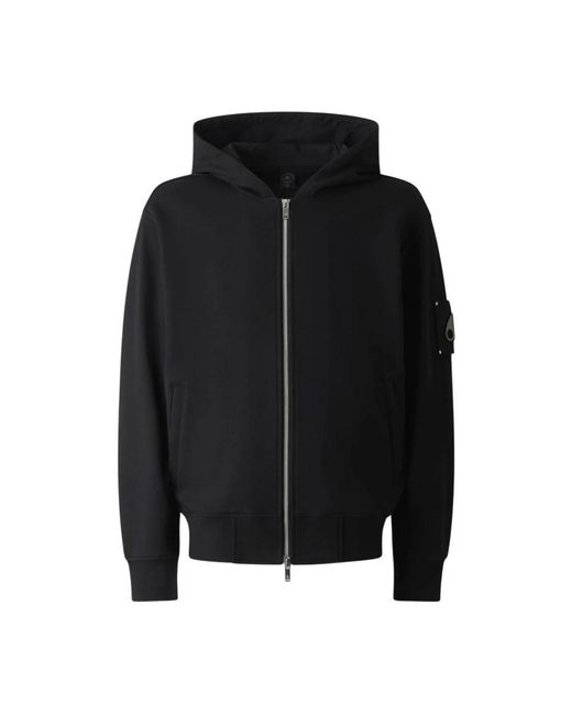 Moose Knuckles Black Zip-Throughs for men