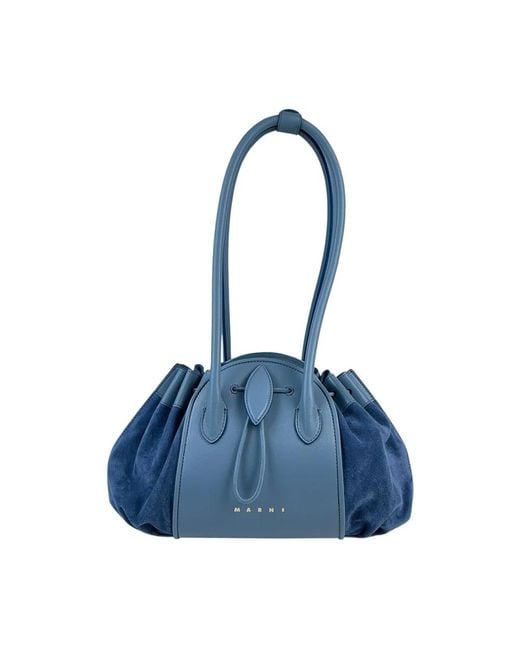 Marni Blue Bucket Bags