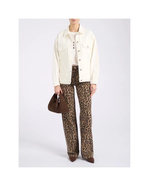 Anine Bing White Denim Jackets