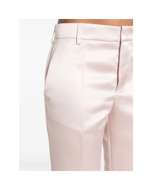 Philosophy Di Lorenzo Serafini Pink Cropped Trousers
