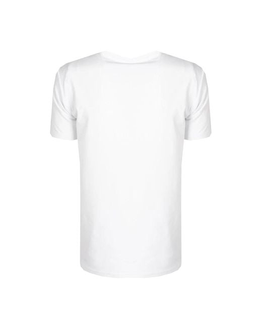 Iceberg Klassisches rundhals t-shirt in White für Herren