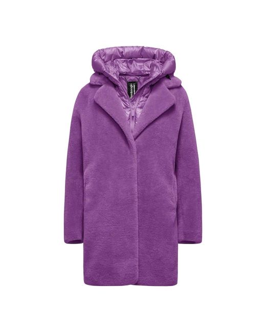 Bomboogie Purple Faux Fur & Shearling Jackets