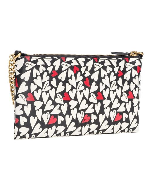 Pinko White Clutches