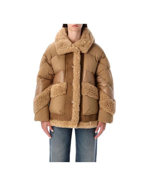 Faux Fur & Shearling Jackets Urbancode de color Brown