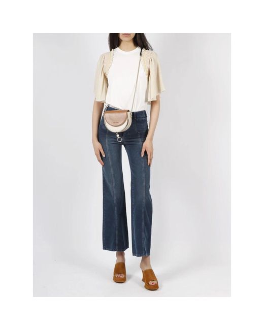 See By Chloé Blue Cropped Jeans