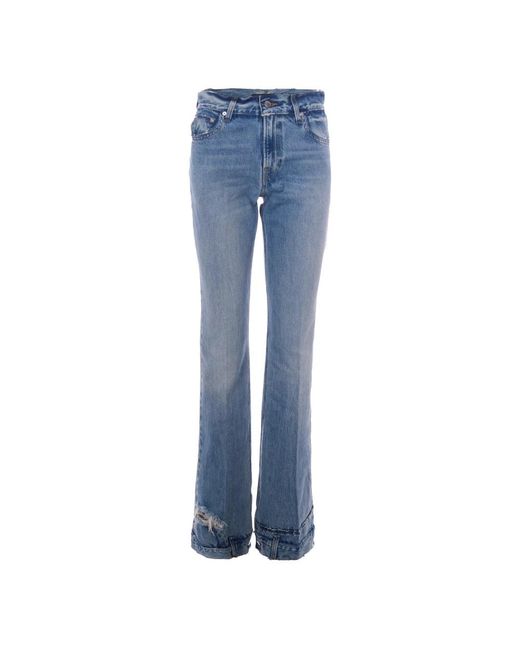 Haikure Flared Jeans in het Blue