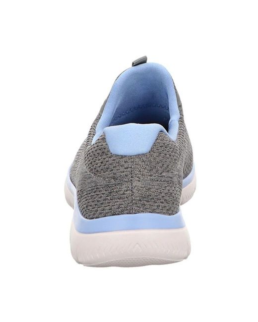 Skechers Gray Summits Fun Flare Lowtop Sneaker