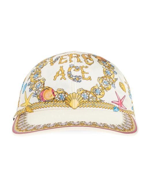 Caps Versace de hombre de color Metallic