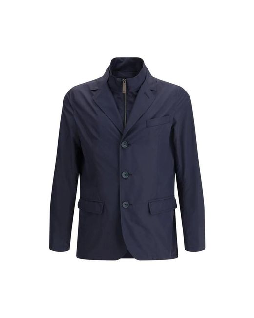 Herno Blue Blazers for men