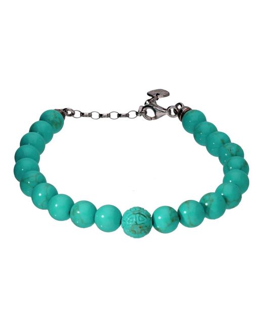 Bracciale in argento sterling turchese perle di Thomas Sabo in Green