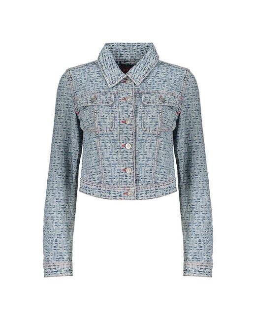 DIESEL Blue Denim Jackets