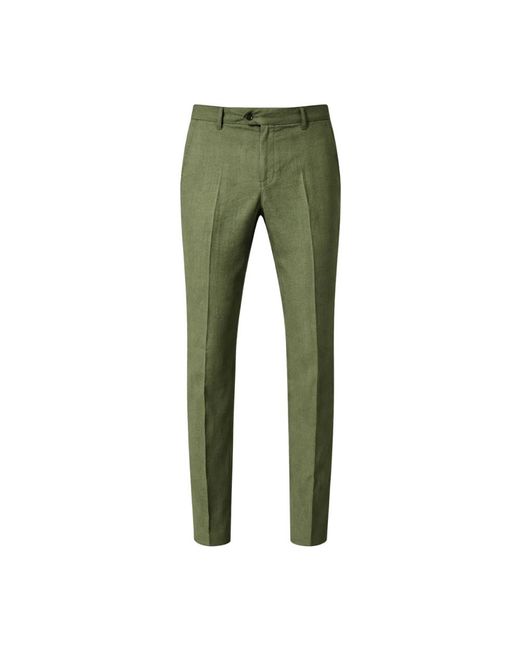 Franzese Collection Green Suit Trousers for men