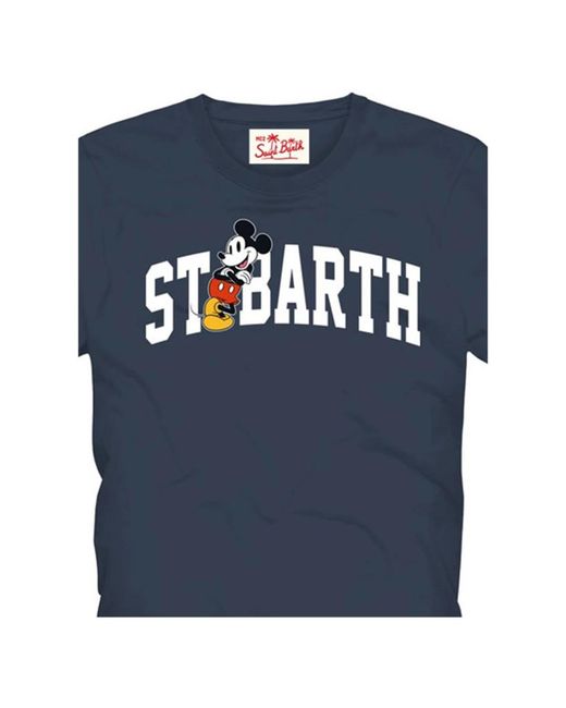 Mc2 Saint Barth Blue T-Shirts for men