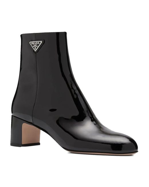 Prada Black Heeled Boots