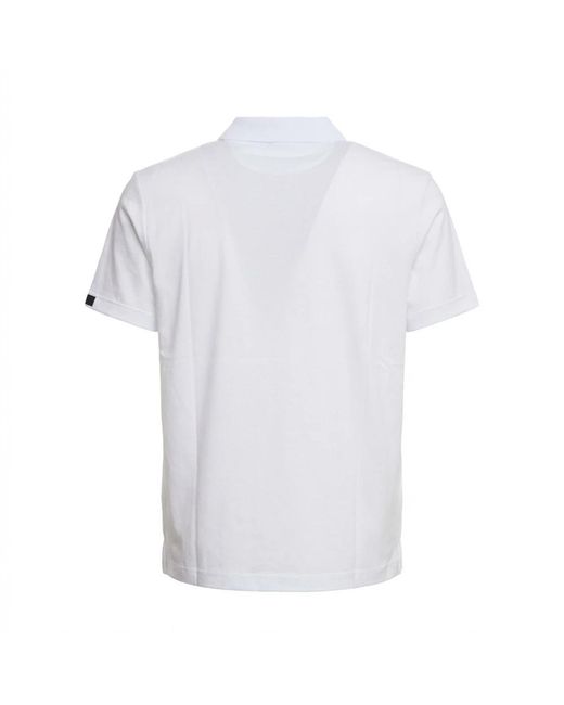 Fay White Polo Shirts for men