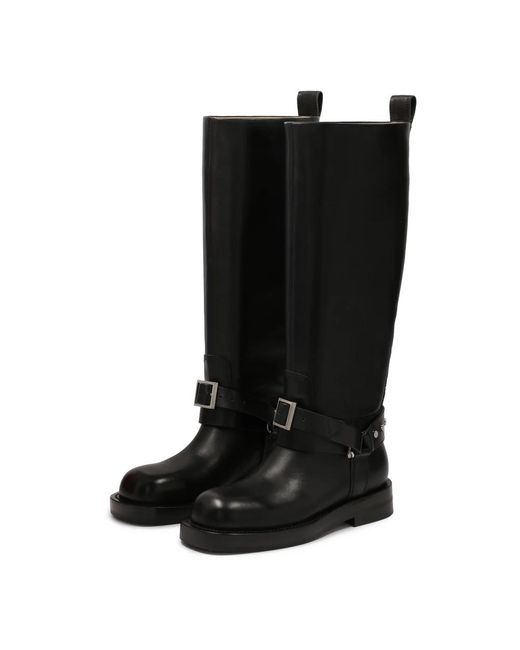 Kazar Black Schwarze Stiefel Mit Slip-On-Obermaterial Auf Einer Flachen Sohle