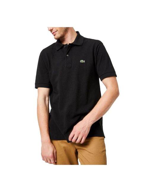 Lacoste Black Polo Shirts for men