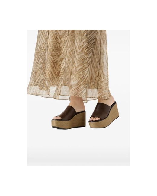 Brunello Cucinelli Brown Wedges