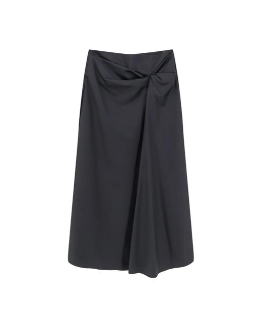 Max Mara Gray Midi Skirts