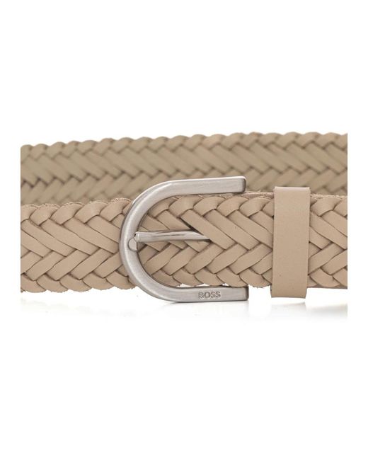 Belts di Boss in Natural da Uomo