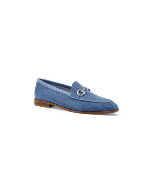 Frau Blue Mokassin