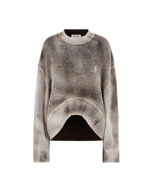 The Attico Round-Neck Knitwear in het Gray