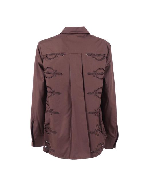P.A.R.O.S.H. Camicia in het Purple