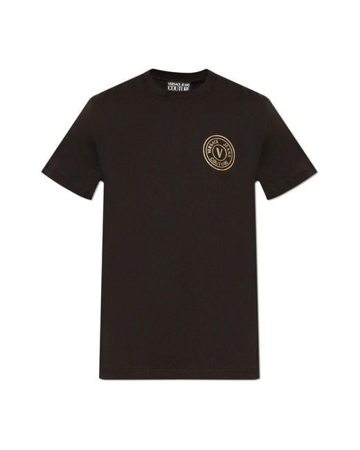 Versace Jeans Couture Black T-Shirts for men