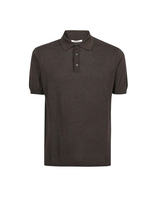 Kangra Black Polo Shirts for men