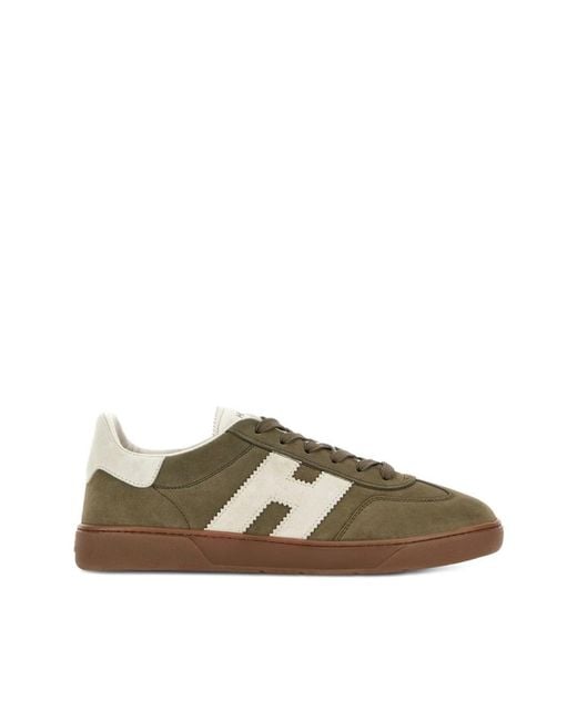 Hogan Schoenen ,Groen ,Groene Veterschoenen Memory Foam Binnenzool in het Green voor heren