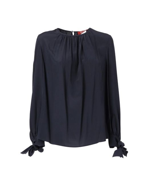 Max Mara Blue Blouses