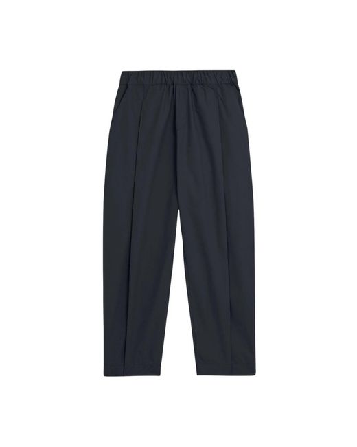 A PAPER KID Blue Straight Trousers for men