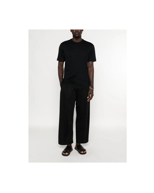 Zanone Black T-Shirts for men