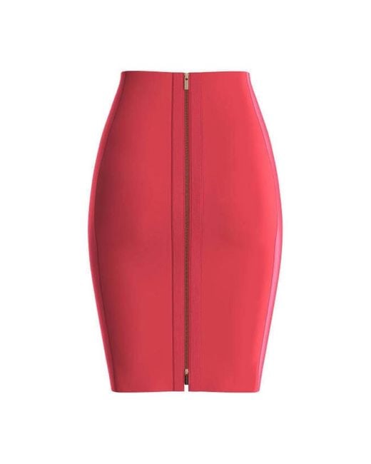 Guess Red Pencil Skirts