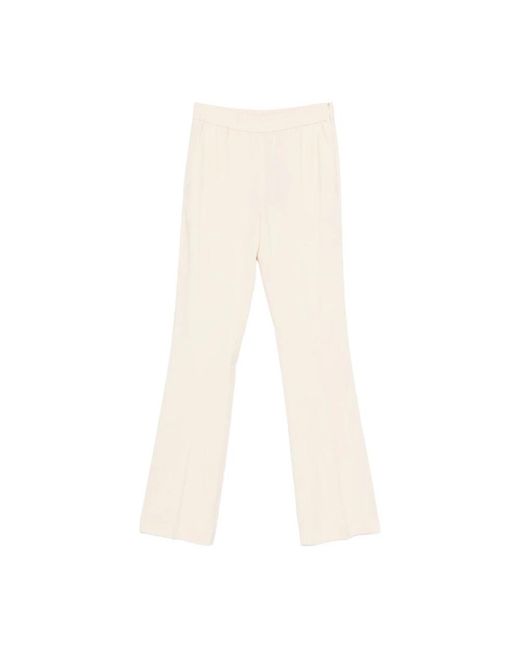 Twinset White Wide Trousers