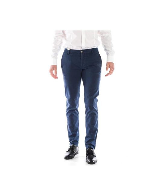 Daniele Alessandrini Blue Chinos for men