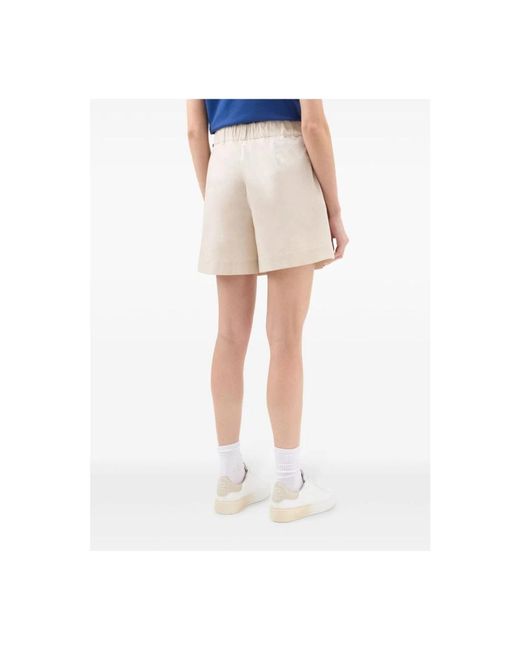 Woolrich White Short Shorts